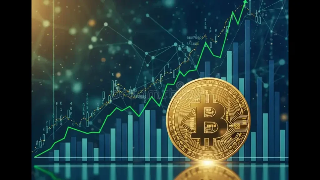 bitcoin cryptocurrency digital currency crypto golden coin symbol background financial charts large stands 406669634 Herald Diary